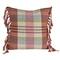 Hello Honey® Highland Hearth Woven Plaid Pillow with Braided Fringe